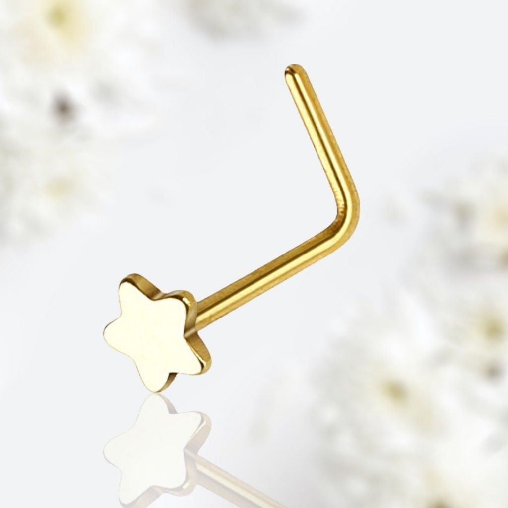 Gold Star Nose Ring